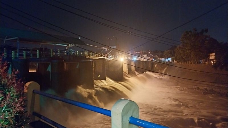 Tinggi Muka Air Bendung Katulampa Bogor Normal hingga Kamis Malam