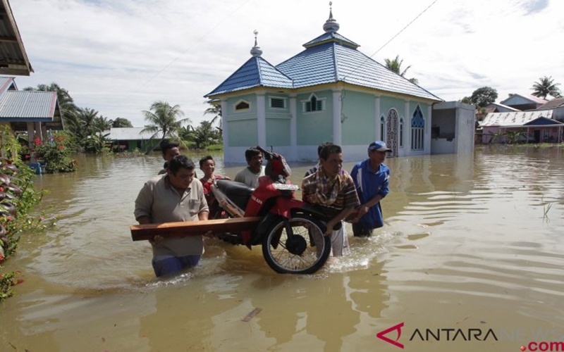 Banjir melanda sejumlah wilayah di Bengkulu