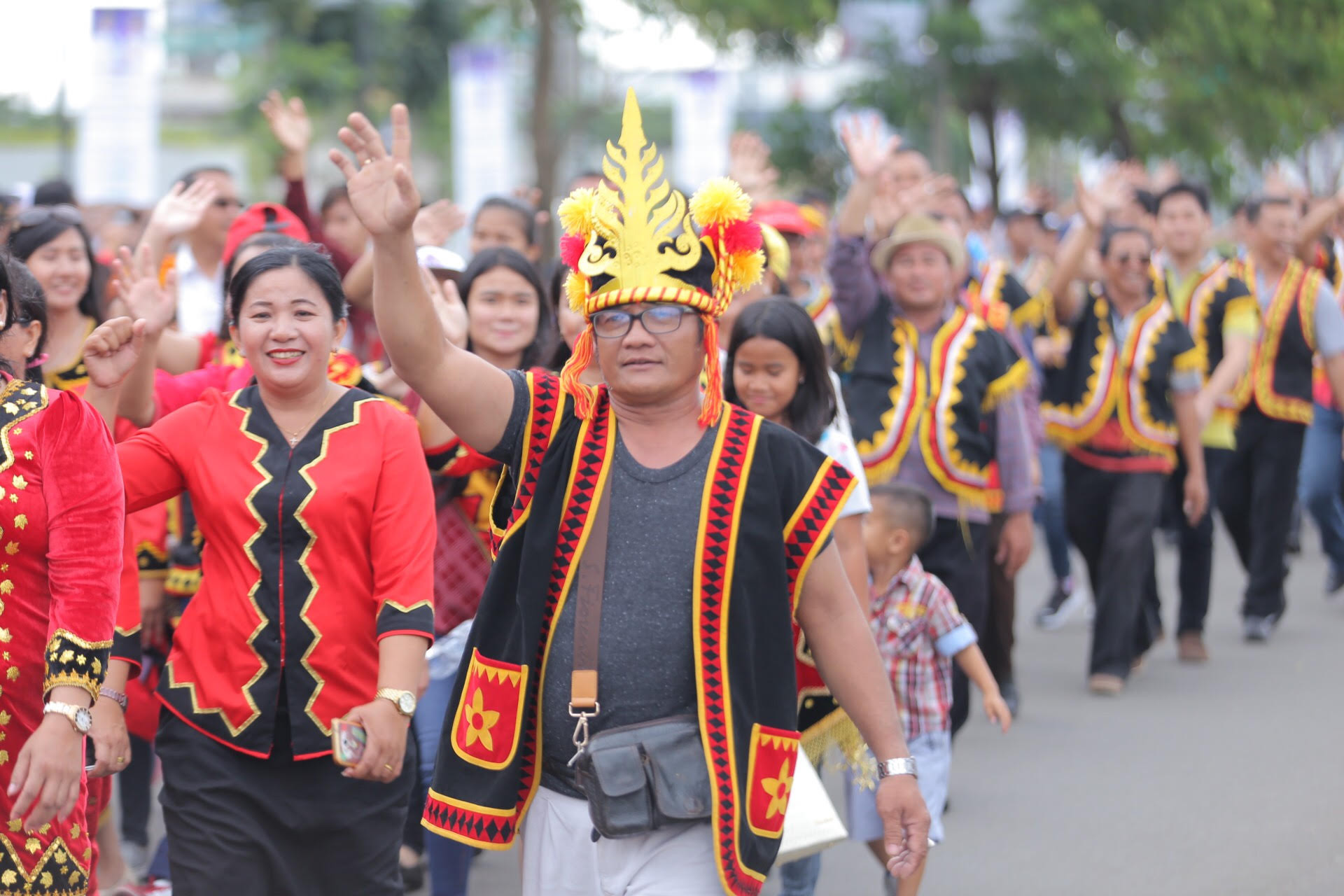 Kehebohan masyarakat Nias di HUT Kabupaten Tangerang Ke-73 (MP/Rizky)