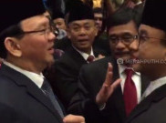 Anies dan Ahok Saling Lempar Senyum di Pelantikan DPRD DKI Baru