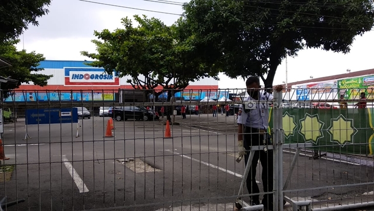 Ditutup Setelah Jadi Klaster Penyebaran COVID-19, Indogrosir Sleman Dibuka Kembali
