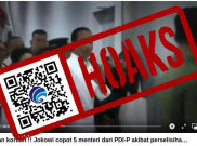[HOAKS atau FAKTA]: Presiden Jokowi Copot 5 Menteri dari PDIP