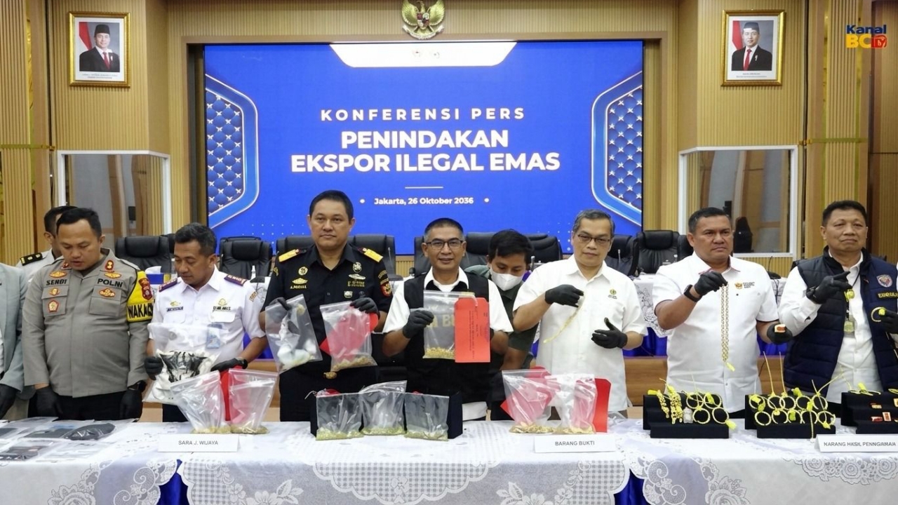 Emas Disembunyikan di Tubuh Penumpang, Bea Cukai Bongkar Upaya Ekspor Ilegal Rp 61,95 Miliar