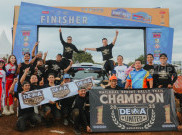 Lintasan Licin Sirkuit Hidzie Sukabumi Tak Halangi Dewa United Motorsport Menangi Kejurnas Sprint Rally 2025