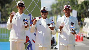 SEA Games 2025 Thailand: Triathlon Indonesia Raih Medali Perunggu Nomor Men's Team Relay