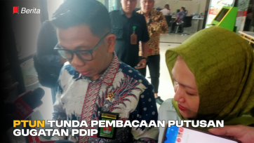 PTUN Tunda Pembacaan Putusan Gugatan PDIP