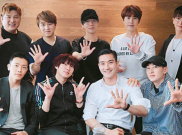 Berikut Keakraban Yang Ditunjukkan Jokowi dan Personel Super Junior