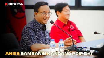 Anies Sambangi Kandang PDIP DKI