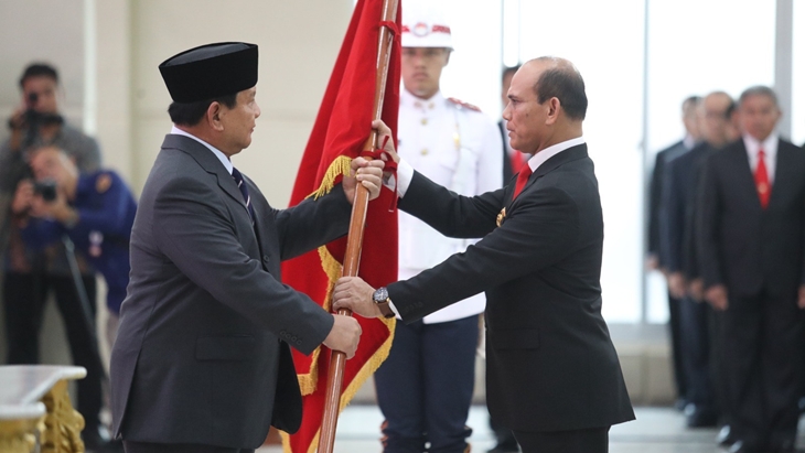 Pesan Prabowo untuk Rektor Unhan yang Baru