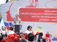 Depan Ribuan Caleg Perempuan, Jokowi Perkenalkan Salam Jempol dan Tagar Baru