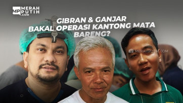 Gibran dan Ganjar Bakal Operasi Kantung Mata Bareng?