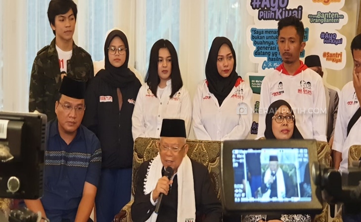 Jaga Kebugaran Selama Kampanye, Kiai Ma'ruf Rutin Bersepeda