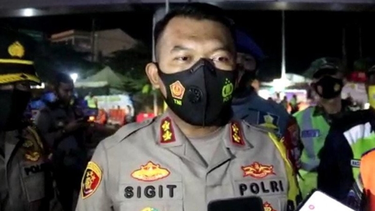Polisi Kejar Wanita Maki Petugas karena Tak Terima Diputar Balik di Cilegon