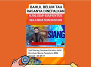 [HOAKS atau FAKTA]: Ojol Dilarang Beli Pertalite   