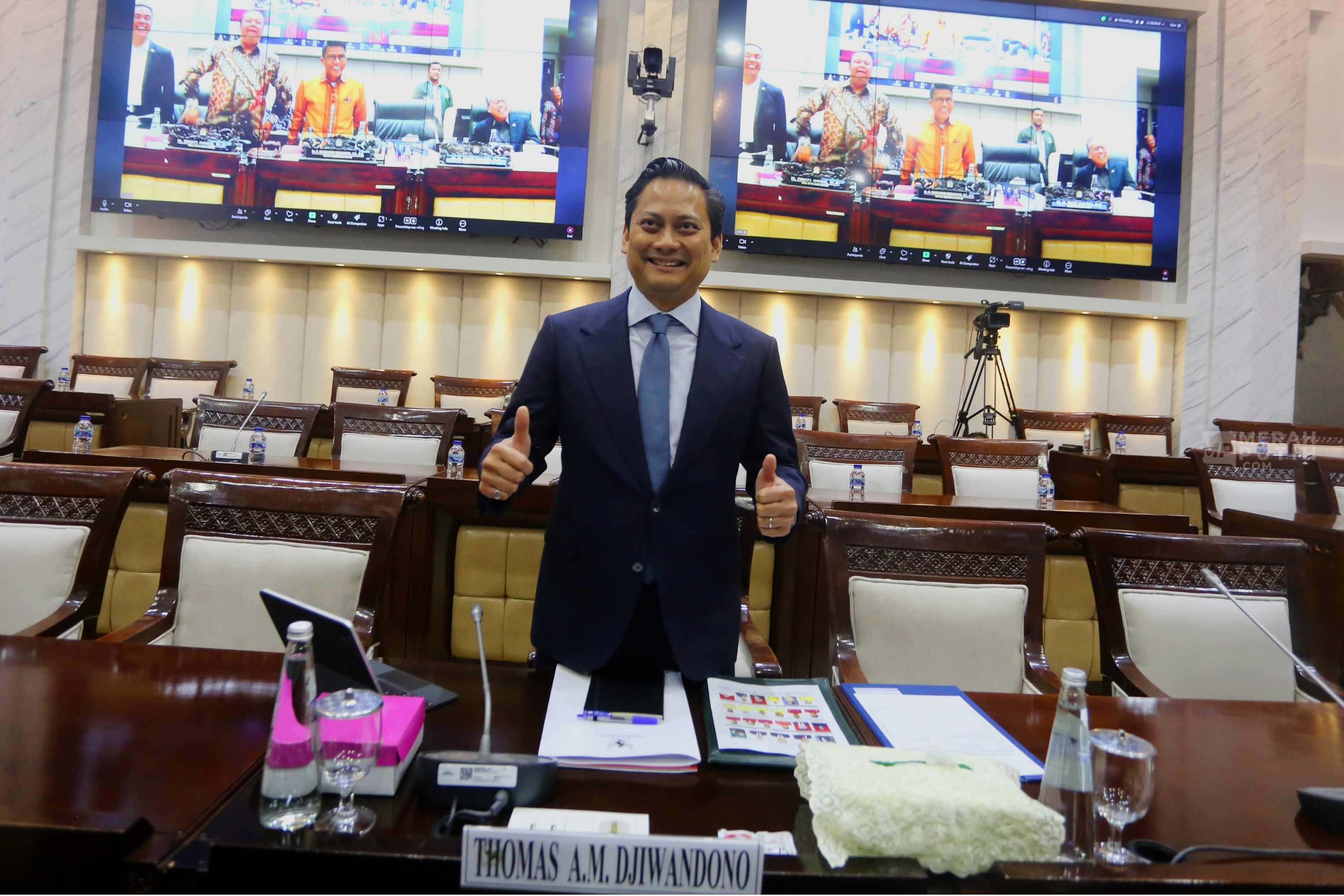Wamenkeu Thomas Djiwandono Jalani Fit and Proper Test Calon Deputi Gubernur BI dengan Komisi XI DPR