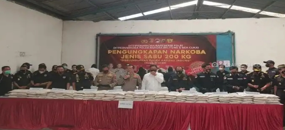Polri Gagalkan Penyelundupan 200 Kg Sabu-sabu dari Myanmar