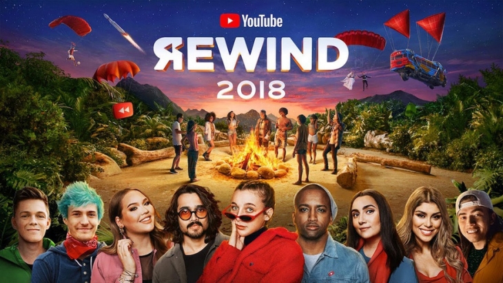 YouTube Rewind 2018 menjadi video dengan dislike terbanyak. (Foto: YouTube)