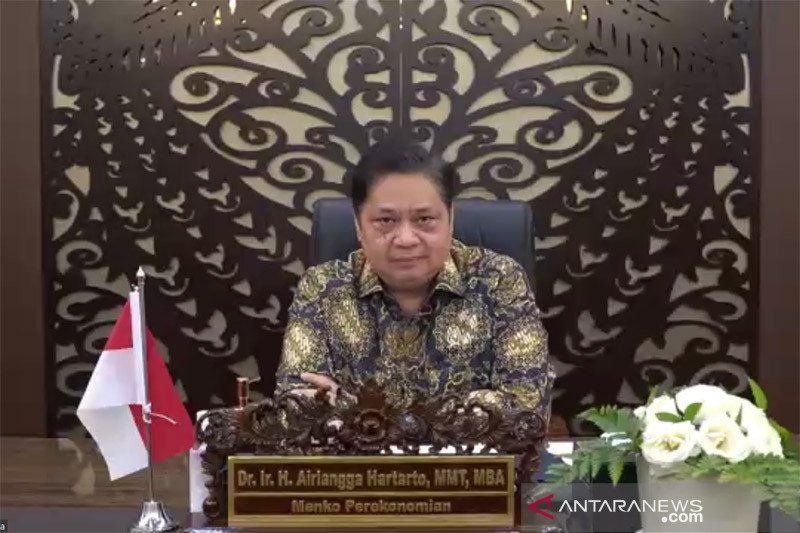 Menko Perekonomian Airlangga Hartarto. (Foto: Antara)
