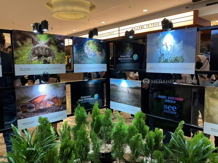 Body 1_Pameran foto terdiri dari 12 kategori foto yang tentang keanekaragaman hayati Indonesia. (Foto: Merahputih.com/Zulthan Vigilio)