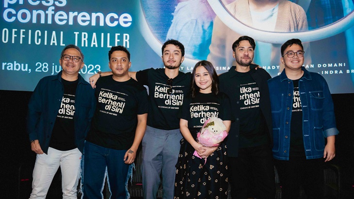 Cerita Umay Shahab dan Prilly Latuconsina di Film ‘Ketika Berhenti di Sini’