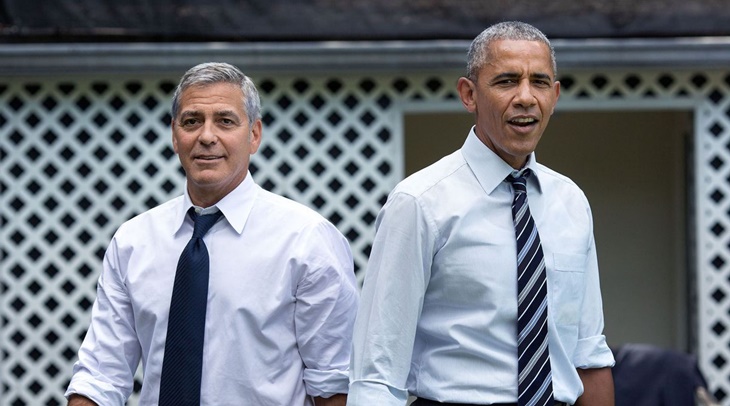 Liburan di Eropa, Barack Obama Jalan Bareng George Clooney