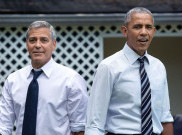 Liburan di Eropa, Barack Obama Jalan Bareng George Clooney
