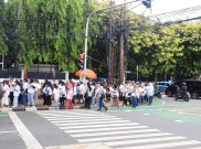 3 Pasangan Capres - Cawapres Hadiri Deklarasi Kampanye Damai di KPU