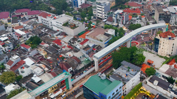 Menilik Progres Proyek Pembangunan LRT Velodrome-Manggarai  Capai 50,04 Persen di Jakarta