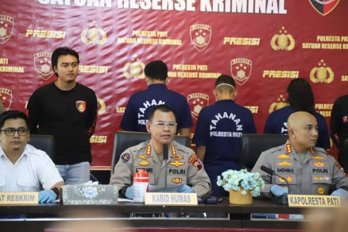 Polisi Sita Puluhan Kendaraan Bodong di Sukolilo Pati Pasca Penganiyaan Terhadap Bos Rental