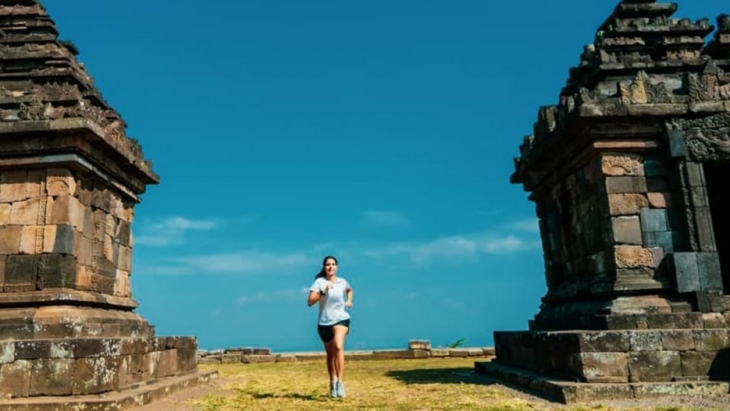Acara ini diharapkan meningkatkan wisatawan Yogyakarta. (Foto: Instagram/Sleman Temple Run 2021)
