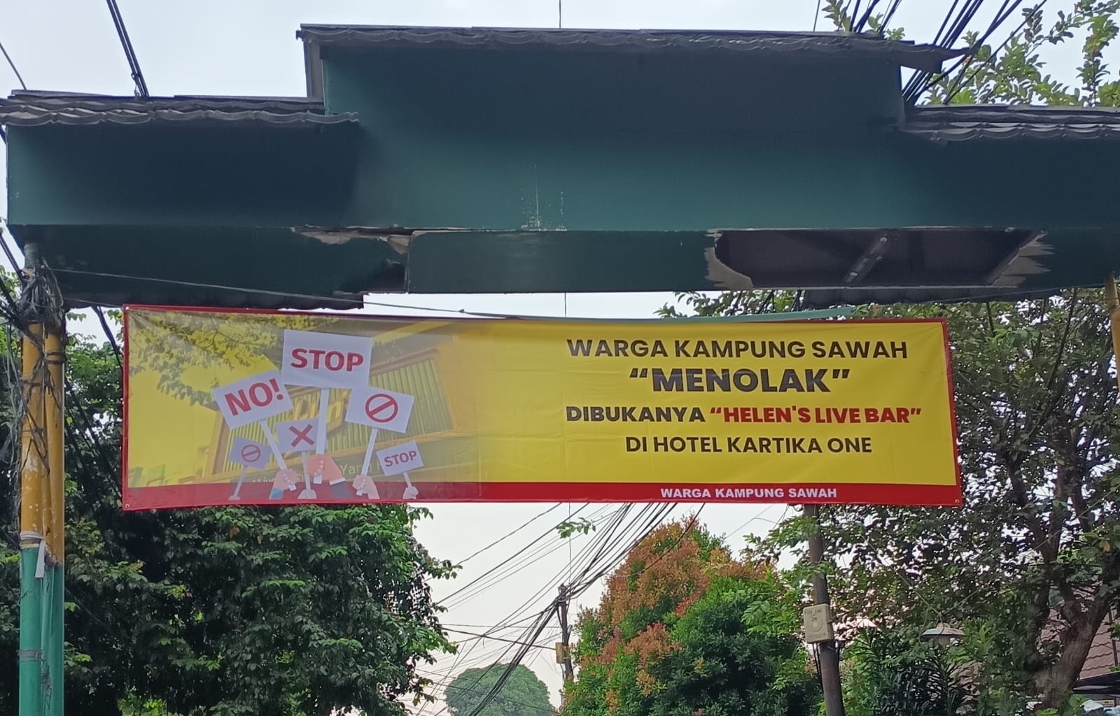 Warga Kampung Sawah Tolak Outlet Miras di Kartika One, Berharap Pramono-Rano Mendengar