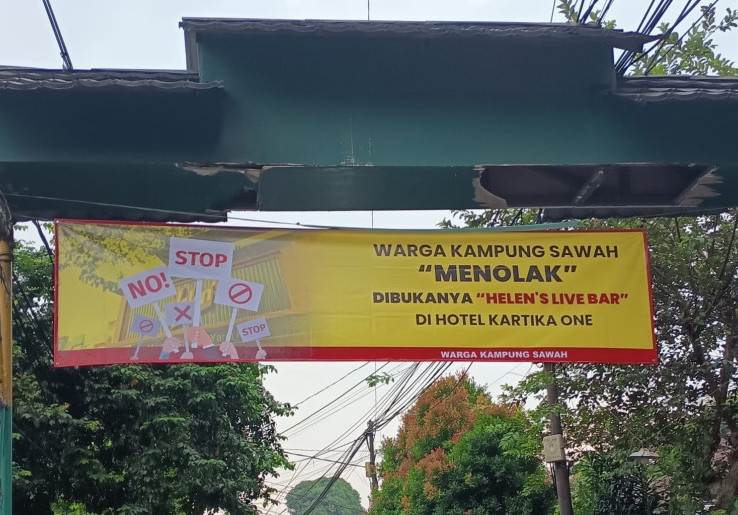 Warga Kampung Sawah Tolak Outlet Miras di Kartika One, Berharap Pramono-Rano Mendengar