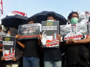 KPA dan #KPKHarusDiawasi Kembali Hadir di Depan Istana