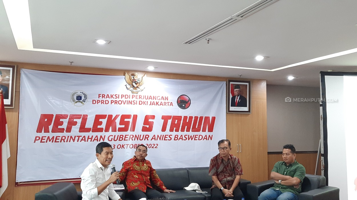 PDIP DKI Sebut Anies Gubernur 0 Persen