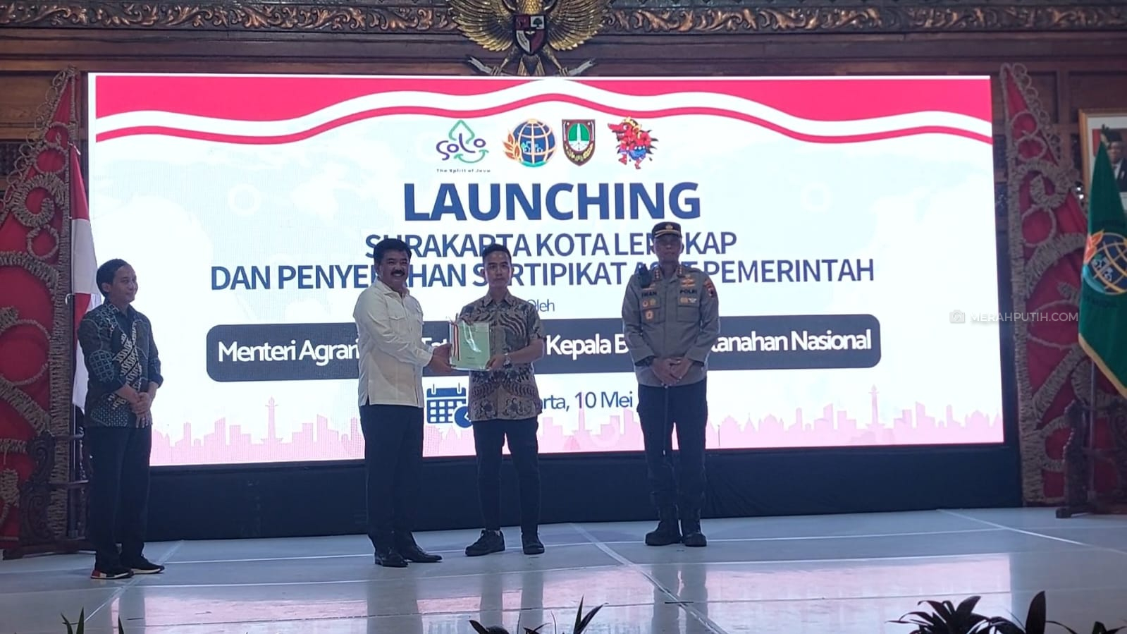 Resmikan Solo Jadi Kota Lengkap, Menteri ATR Sebut Tidak Akan Ada Lagi Mafia Tanah