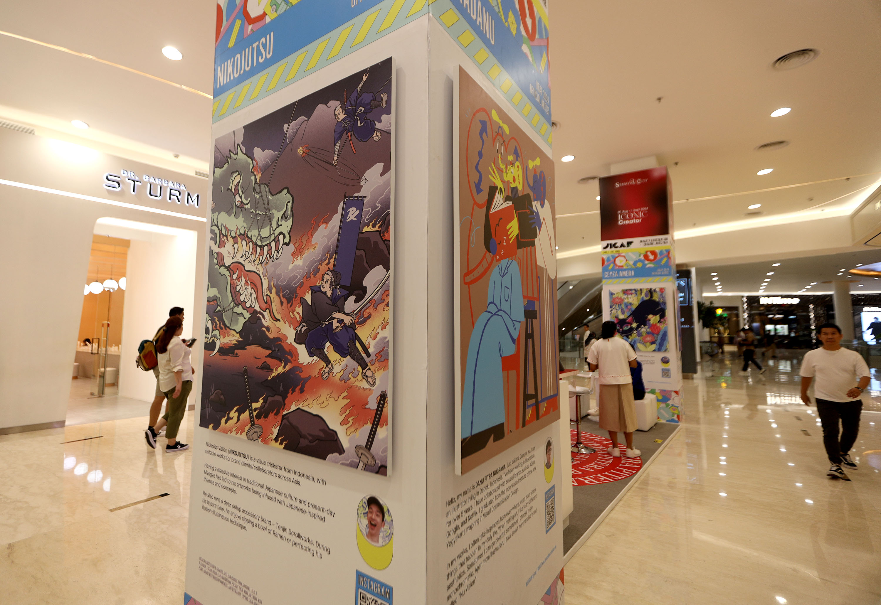 JICAF dan Senayan City Apresiasi Karya Seni dan Pinot dalam Glorify Indonesia