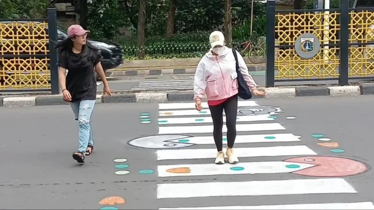 Pemprov Minta Maaf Telat Bangun Zebra Cross di Jalan Jakarta