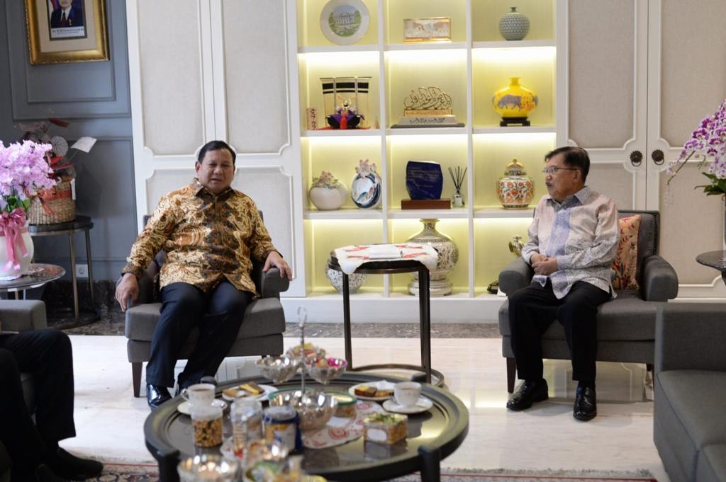Jusuf Kalla Beri Wejangan pada Prabowo Subianto
