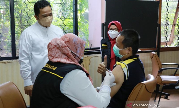 Vaksinasi Dosis Kedua Kota Tangerang Capai 70,2 Persen