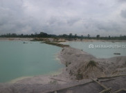 Keindahan Danau Kaolin, Saksi Bisu Eksploitasi Alam di Belitung