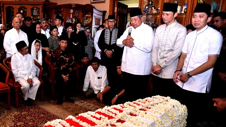 SBY Kenang Tangisan Haru Sang Istri Tercinta saat Didoakan Banyak Orang