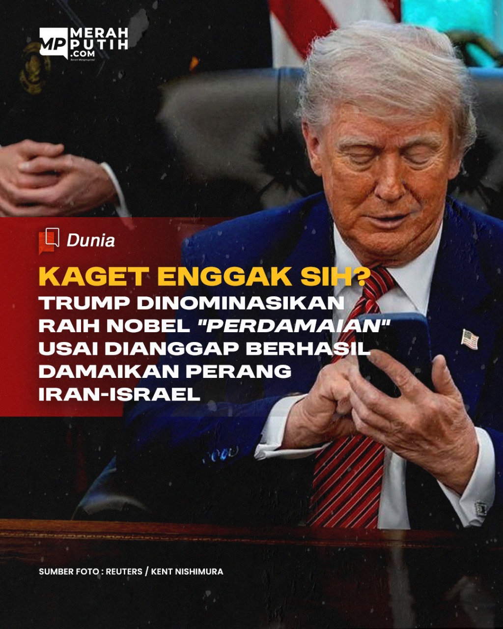 Kaget Enggak Sih? Trump Dinominasikan Raih Nobel 'Perdamaian' Usai Dianggap Berhasil Damaikan Perang Iran-Israel