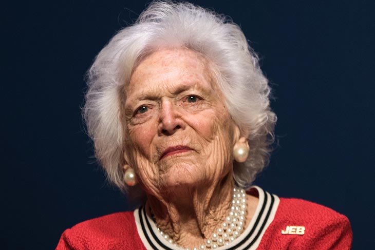 Mantan Ibu Negara AS Barbara Bush Tutup Usia