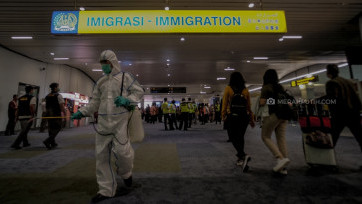 Cegah Virus Corona, Bandara Soetta Kembali Disemprot Disinfektan