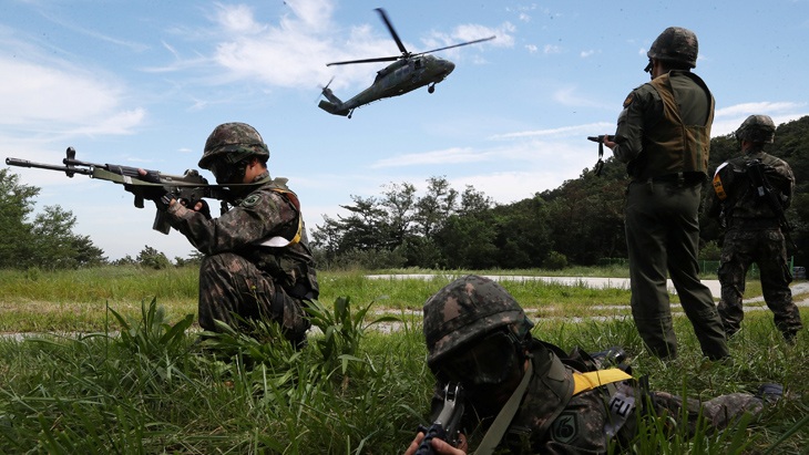 Korsel Gelar Latihan Militer Antisipasi Serangan Korut 