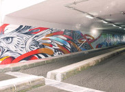 Pertamina x Gardu House Hadirkan Grafiti di Penghubung Arena Balap