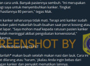 [HOAKS atau FAKTA]: Konsumsi Buah saat Perut Kosong Dapat Sembuhkan Kanker