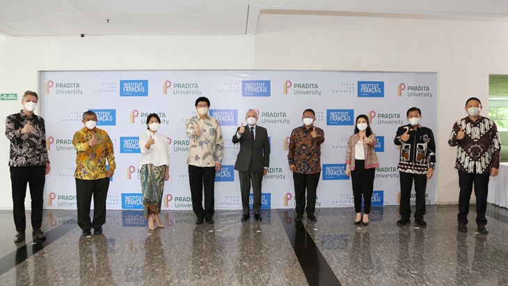 Universitas Pradita dan Kedubes Prancis Resmikan IFI Serpong