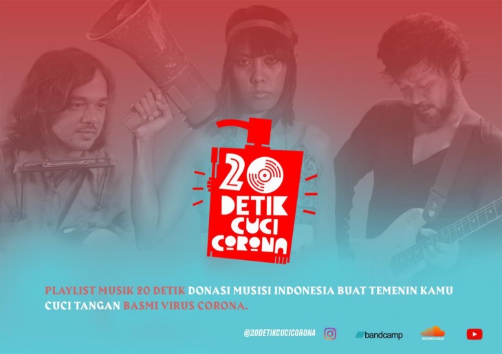 Sederet Musisi Indonesia Ambil Peran dalam Gerakan #20detikcucicorona