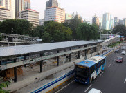 Potret Revitalisasi Halte Bus Transjakarta Bendungan Hilir